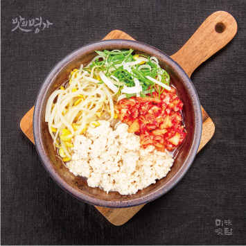 얼큰순두부 콩나물국밥
